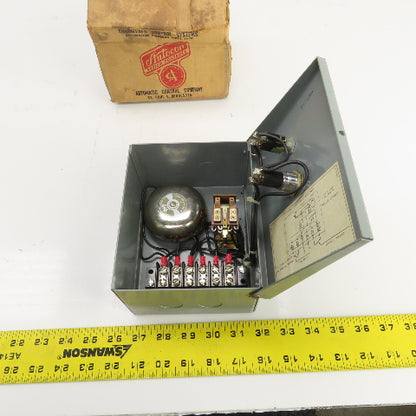 Autocon Class 7400 Singalarm Alarm Control Box W/Silencer & Red Indicator 110V