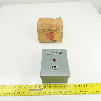 Autocon Class 7400 Singalarm Alarm Control Box W/Silencer & Red Indicator 110V