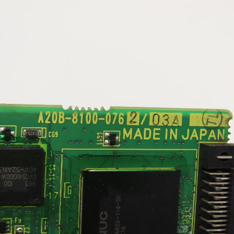 Fanuc A20B-8100-0762/03A Control Circuit Board
