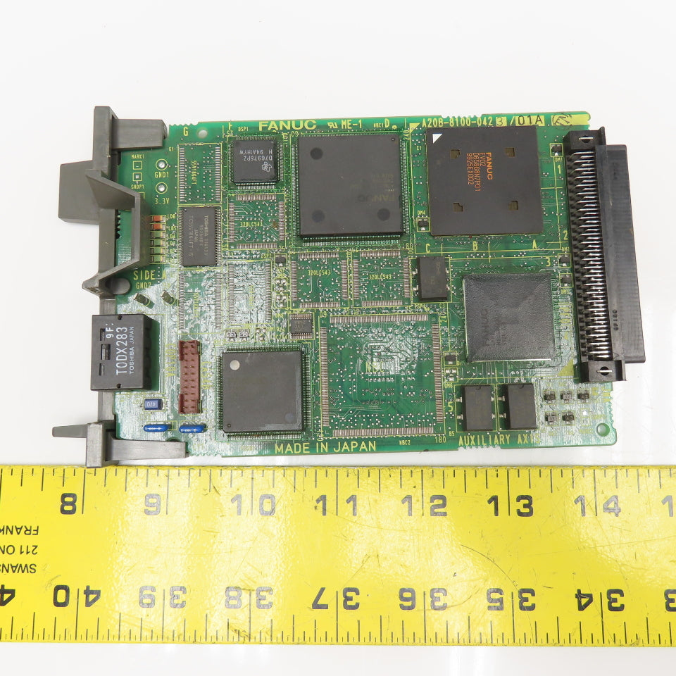 Fanuc A20B-8100-0423/01A Auxiliary Axis Control Circuit Board