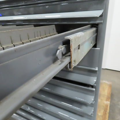 Equipto 10 Drawer Industrial Parts Tool Storage Shop Cabinet 36" x 26" x 39"H