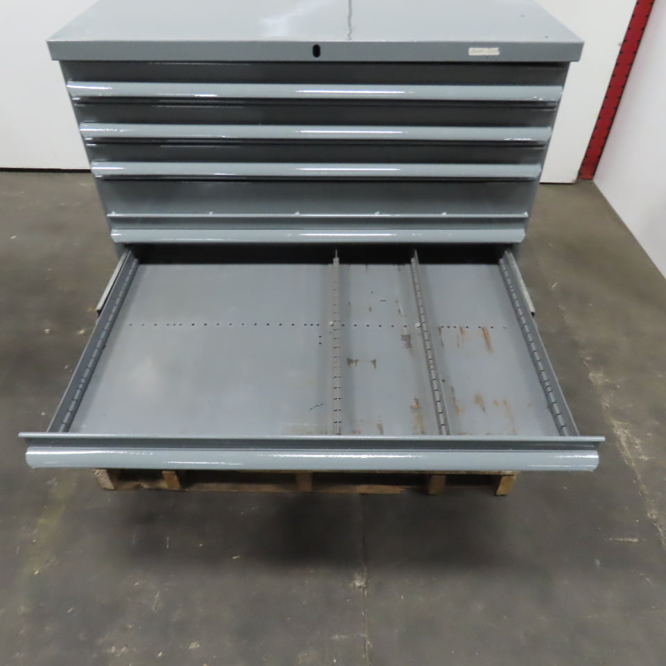Equipto 10 Drawer Industrial Parts Tool Storage Shop Cabinet 36" x 26" x 39"H
