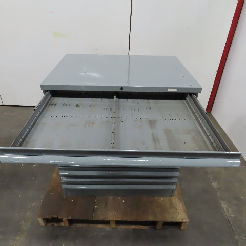 Equipto 10 Drawer Industrial Parts Tool Storage Shop Cabinet 36" x 26" x 39"H