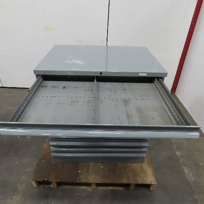 Equipto 10 Drawer Industrial Parts Tool Storage Shop Cabinet 36" x 26" x 39"H