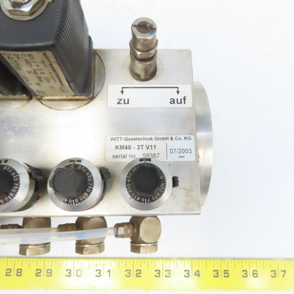 Witt-Gastechnik KM40-3T/2 V11 Gas Mixing Unit N2/CO2/HE 24VDC 2003
