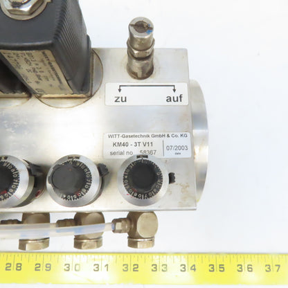 Witt-Gastechnik KM40-3T/2 V11 Gas Mixing Unit N2/CO2/HE 24VDC 2003