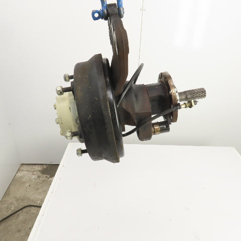 Yale Front Left Wheel Hub Drum Assembly From A Model GLC060TGNUAE084 Forklift