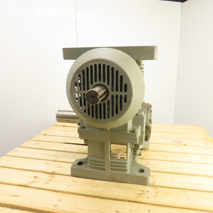 IMO Delaval Delroyd Model E 70 24-1/2:1 Ratio Single Worm Gear Speed Reducers