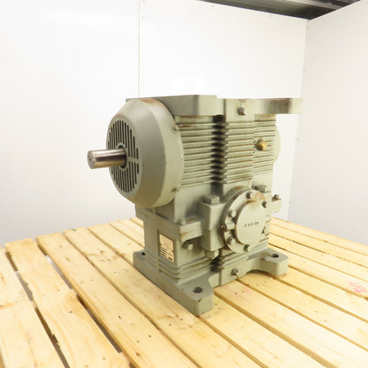 IMO Delaval Delroyd Model E 70 24-1/2:1 Ratio Single Worm Gear Speed Reducers