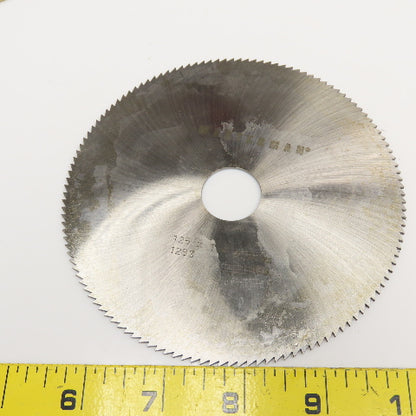 Westerman 125mm OD  x 1.5 x 22mm Arbor Straight Tooth Cutting Blade Lot Of 3