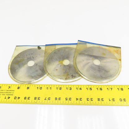Westerman 125mm OD  x 1.5 x 22mm Arbor Straight Tooth Cutting Blade Lot Of 3