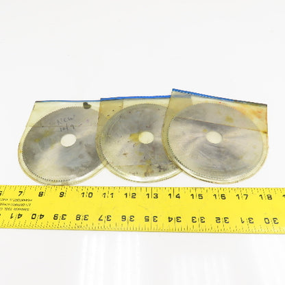 Westerman 125mm OD  x 1.5 x 22mm Arbor Straight Tooth Cutting Blade Lot Of 3