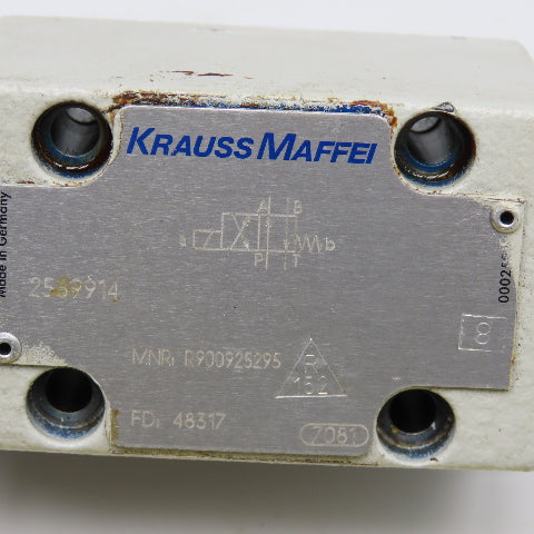 Krauss Maffei R900925295 4/2 Position Single Solenoid Valve 24VDC