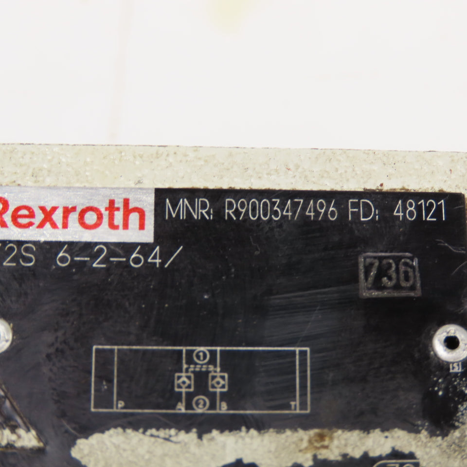 Rexroth R900347496 Pilot Operated Hydraulic Check Sandwich Valve