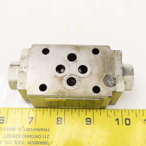 Rexroth R900347496 Pilot Operated Hydraulic Check Sandwich Valve