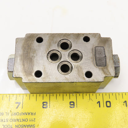 Rexroth R900347496 Pilot Operated Hydraulic Check Sandwich Valve