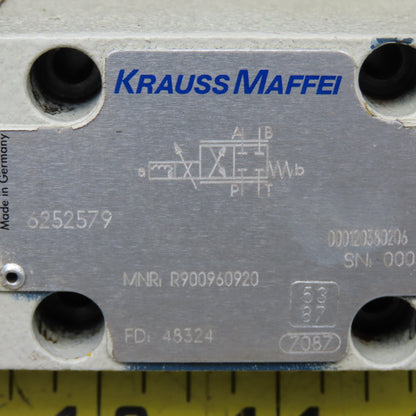 Krauss Maffei R900960920 4/2 Position Proportional Directional Valve Transducer