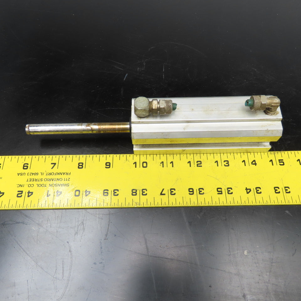 1" Bore 3-1/2" Double Stroke Push Pull  Air Cylinder