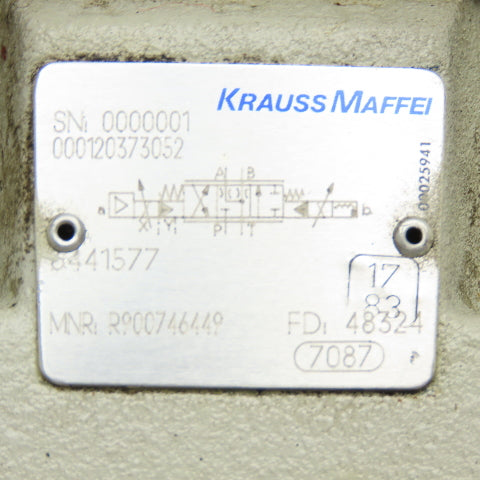 Krauss Maffei R900972653 3 Position Float Center Proportional Directional Valve