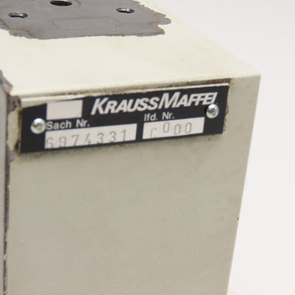 Krauss Maffei 6974331 Single Valve Manifold Block Parallel Port