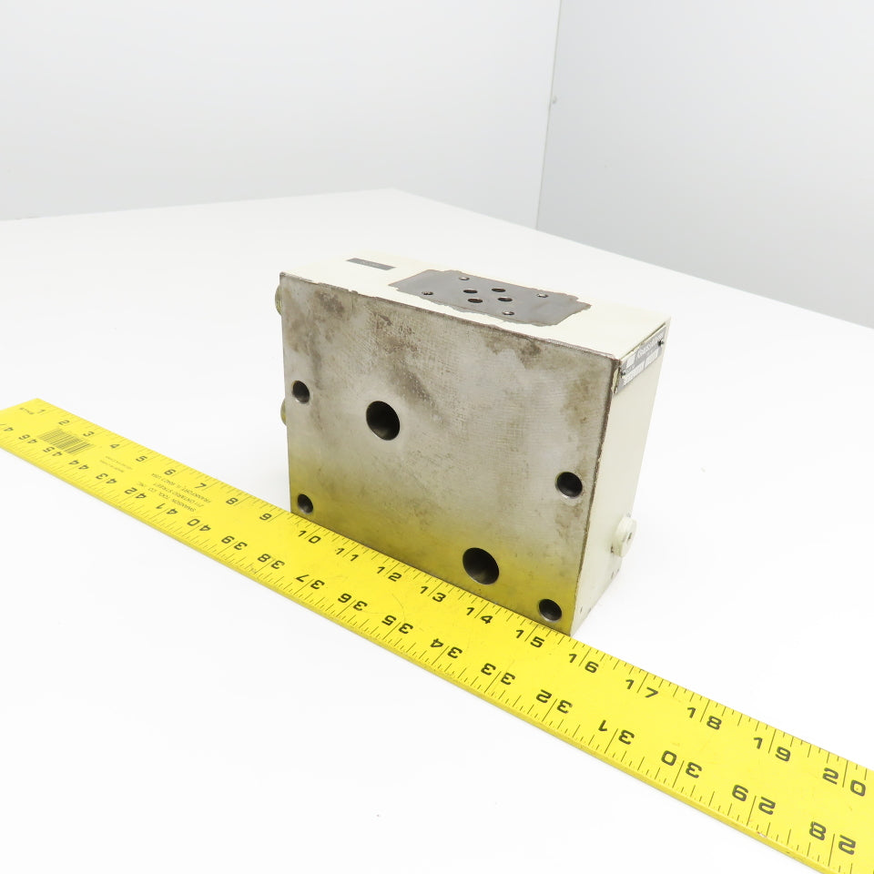 Krauss Maffei 6974331 Single Valve Manifold Block Parallel Port