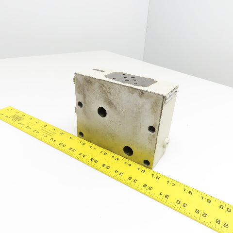 Krauss Maffei 6974331 Single Valve Manifold Block Parallel Port