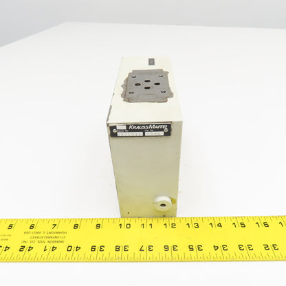 Krauss Maffei 6974331 Single Valve Manifold Block Parallel Port