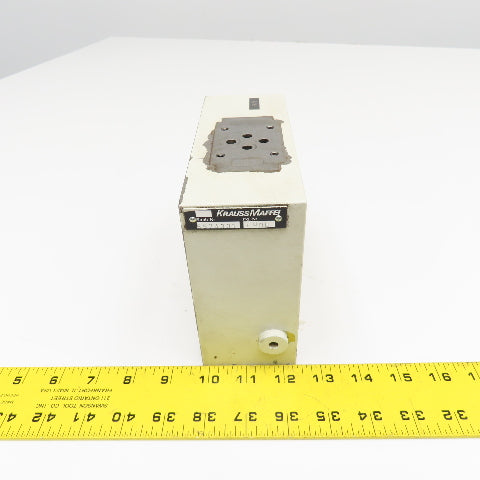 Krauss Maffei 6974331 Single Valve Manifold Block Parallel Port