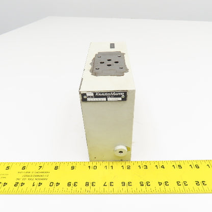 Krauss Maffei 6974331 Single Valve Manifold Block Parallel Port