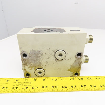 Krauss Maffei 6974331 Single Valve Manifold Block Parallel Port