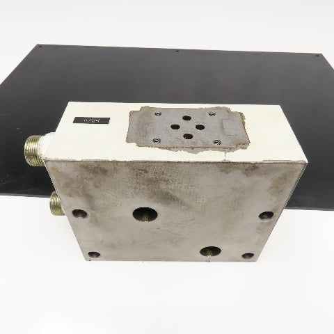 Krauss Maffei 6974331 Single Valve Manifold Block Parallel Port
