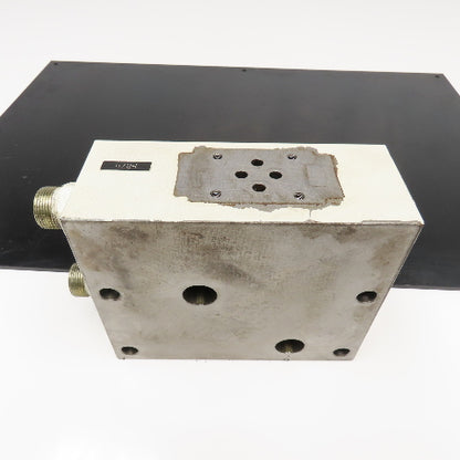 Krauss Maffei 6974331 Single Valve Manifold Block Parallel Port