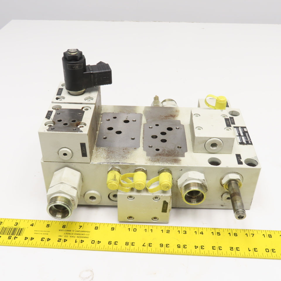 Krauss Maffei 6497321 Hydraulic Multiport Valve Manifold Assembly