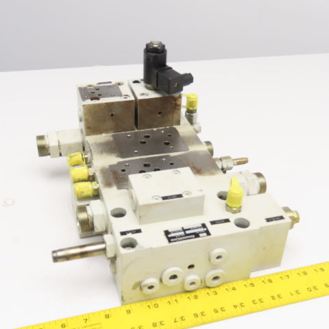 Krauss Maffei 6497321 Hydraulic Multiport Valve Manifold Assembly