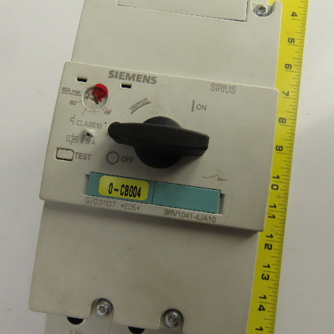 Siemens 3RV1041-4JA10 63A Motor Protector Circuit Breaker 5-15HP