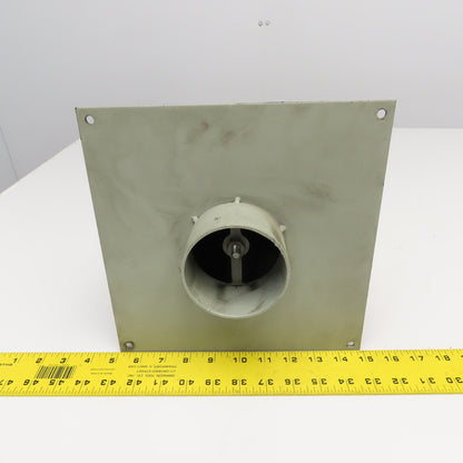 10" x 10" Flange Mount Dust Intake Cabinet Filter Assembly 3-1/2" Duct