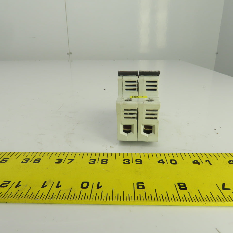 Siemens 3NC1092 Sitor 32A 2-Pole Fuse Holder 690V AC Rail Mount