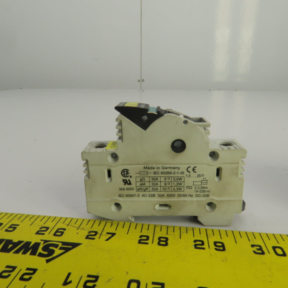 Siemens 3NC1091 Sitor 32A Single Pole Fuse Holder 690V AC Lot Of 11