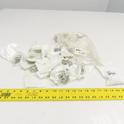1" Long .080" Wire Diameter Open S Hook Zinc Lot Of 30 Bags of 25