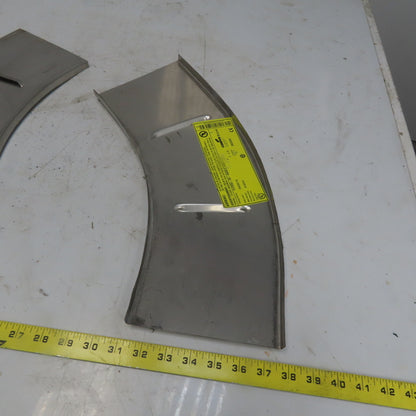 B-Line 812SS6-06-45HB12 SS Vented Horizontal 45° 6"W Cable Tray Cover Lot of 2