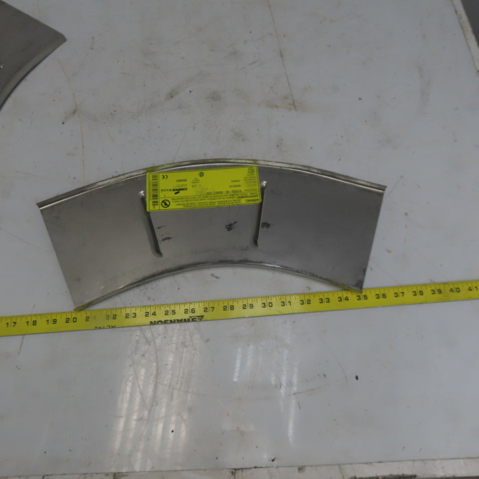 B-Line 812SS6-06-45HB12 SS Vented Horizontal 45° 6"W Cable Tray Cover Lot of 2