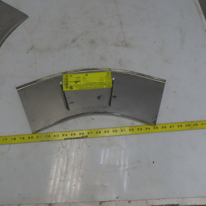 B-Line 812SS6-06-45HB12 SS Vented Horizontal 45° 6"W Cable Tray Cover Lot of 2