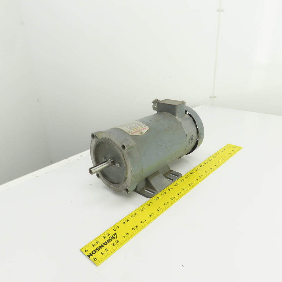 Seco 34-4583-1214 3/4HP DC Electric Motor 1750RPM 180A/200F VDC 56C Frame