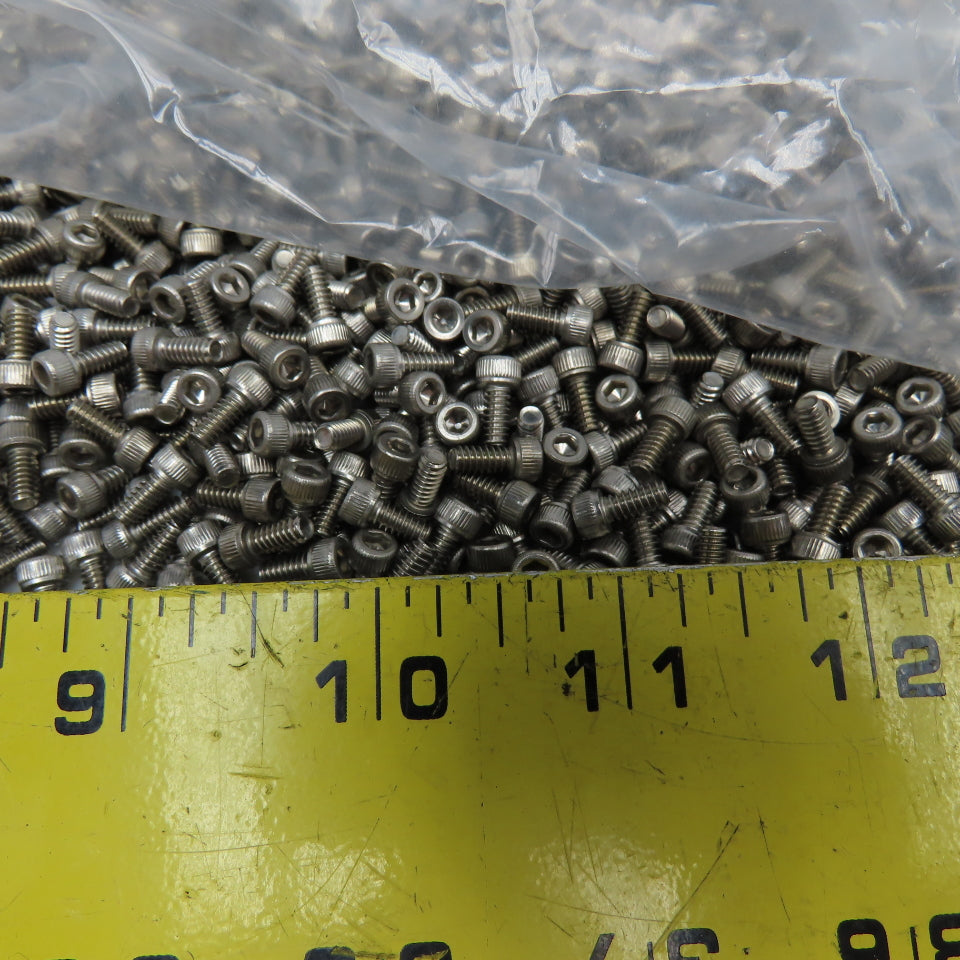 #6-32 x 3/8" Stainless Steel Socket Head Cap Screw Lot Of 2500