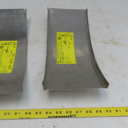 B-Line 808SS6-06-45VO12 Stainless Steel Outide 45° 6"W Cable Tray Cover Lot/2