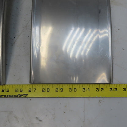B-Line 808SS6-06-45VO12 Stainless Steel Outide 45° 6"W Cable Tray Cover Lot/2
