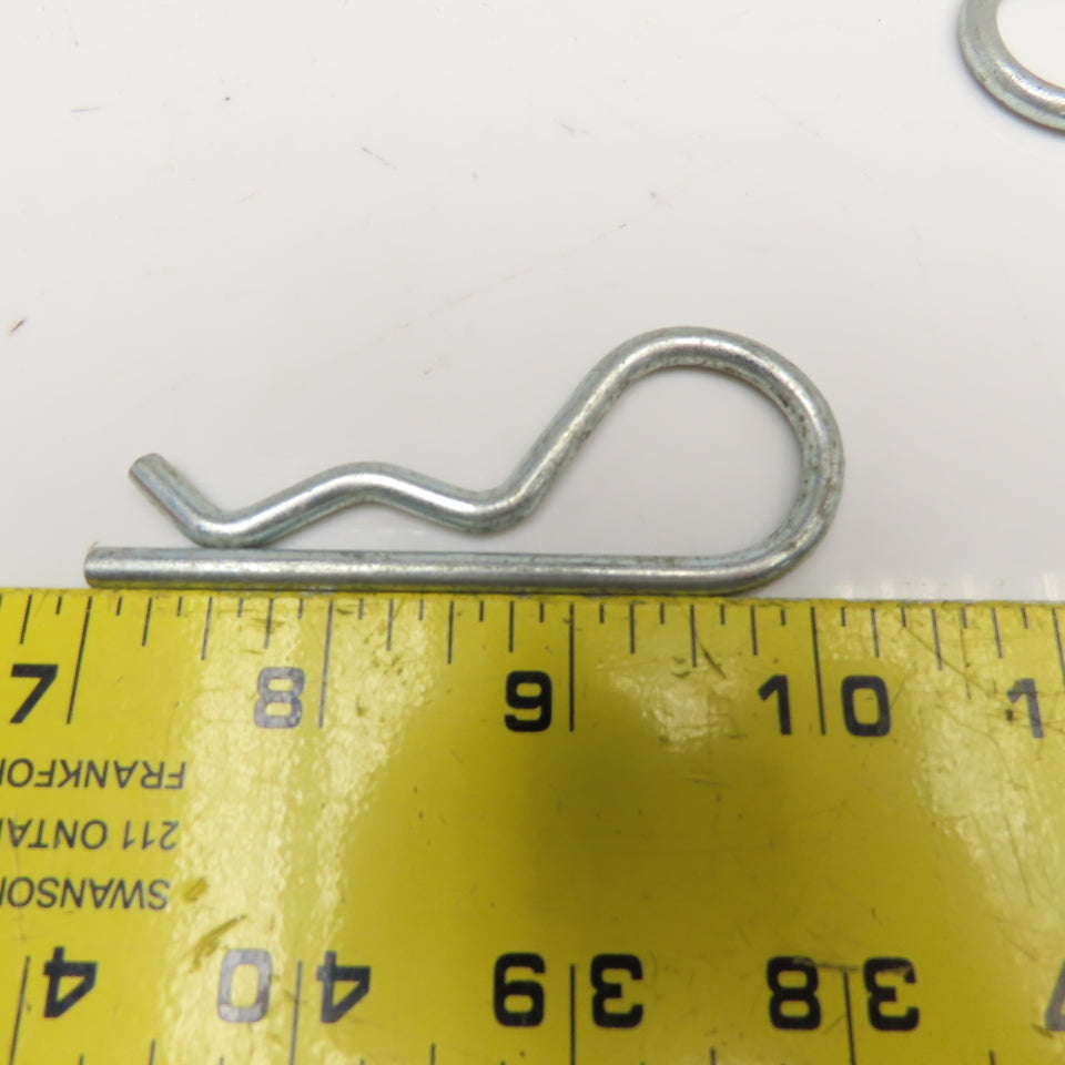 .178" x 3-1/4" Long Zinc Hitch Pin Hairpin Lot Of 5