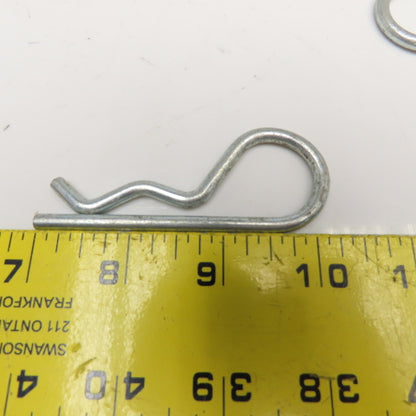 .178" x 3-1/4" Long Zinc Hitch Pin Hairpin Lot Of 5