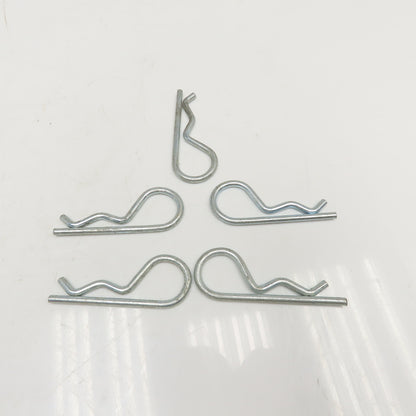 .178" x 3-1/4" Long Zinc Hitch Pin Hairpin Lot Of 5