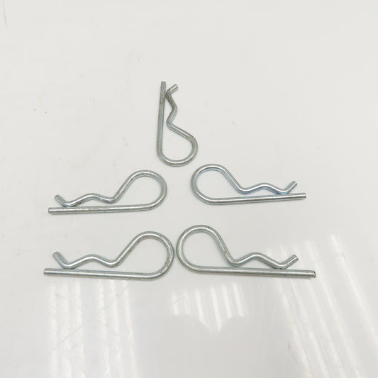 .178" x 3-1/4" Long Zinc Hitch Pin Hairpin Lot Of 5
